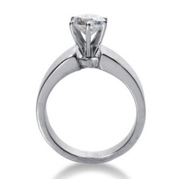 18K Gold Solitaire Diamond Engagement Ring 1ctw. 3002ENGS18K