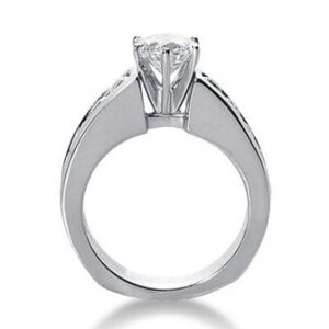 Platinum Side Stone Diamond Engagement Ring 2.0 ctw 2008-ENGSSPLAT-2661