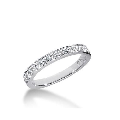 14k Gold Diamond Anniversary Wedding Ring 13 Round Brilliant Diamonds 0.33ctw 280WR123314K