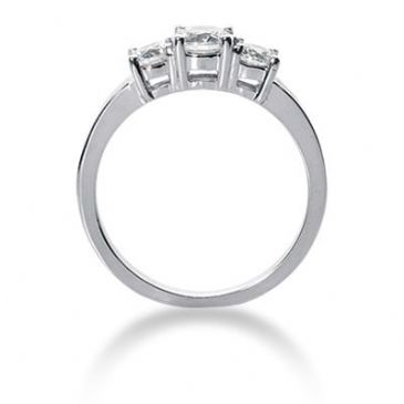 14K Diamond Engagement Ring 3 Round Stones Total 2.00 ctw. 1004-ENG314K-2443