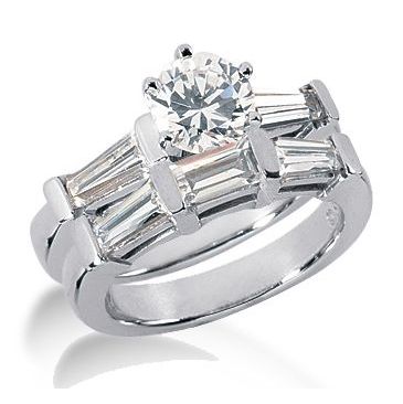 14K Gold Diamond Engagement Bridal Set 2.63ctw. 400114K