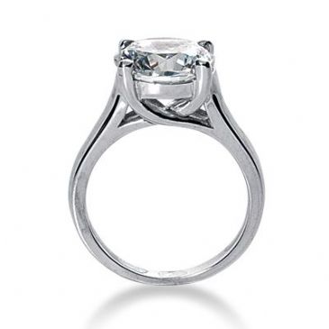 Platinum Solitaire Diamond Engagement Ring 0.50ctw. 3005