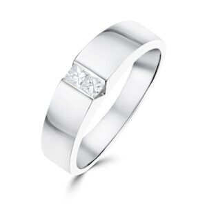 18K WHITE GOLD DIAMOND RING 0.15CT