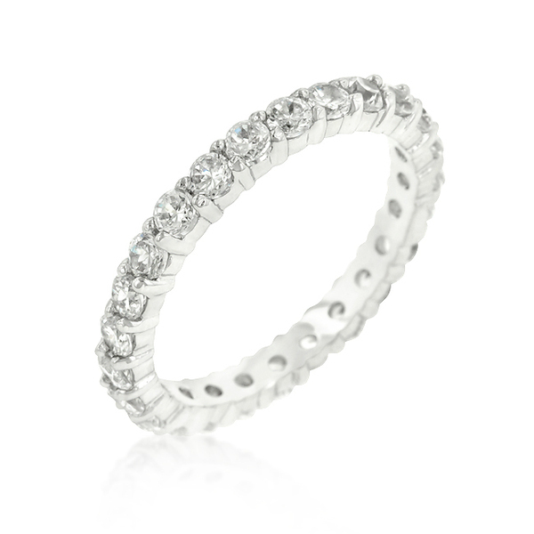 Enternity Ring in White Gold