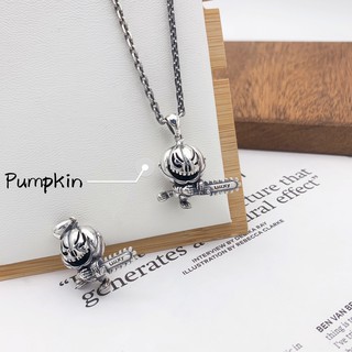 Sterling Silver 925 Cool Customization Pumpkin Men's and Women's Pendant Factory Direct，The Primary