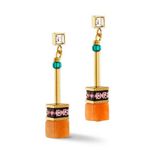 Geocube Drop Earrings