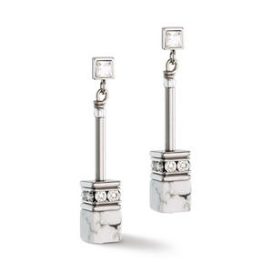 Geocube Drop Earrings