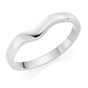 Platinum Shaped Wedding Ring