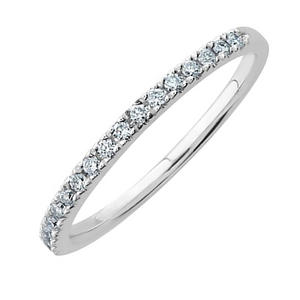 18ct White Gold Diamond Wedding Ring