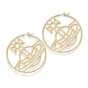 Alina Gold Tone Hoop Earrings
