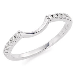 Platinum Diamond Delight Ladies Wedding Ring