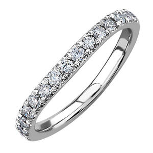 18ct White Gold Diamond Wedding Ring