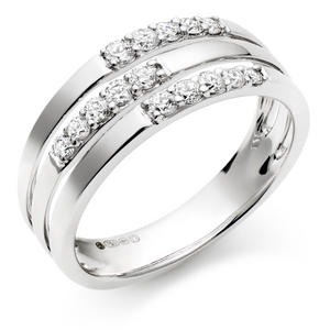 18ct White Gold Diamond Ring