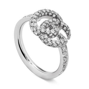 GG Running 18ct White Gold Diamond Ring
