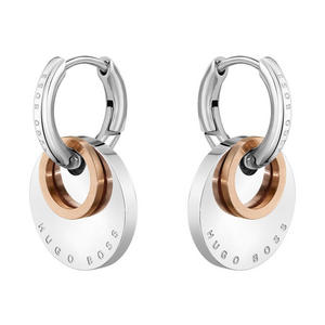 Huggie Medallion Earrings