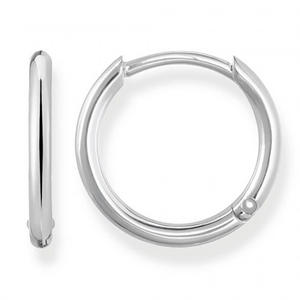 Classic Silver Hoop Earrings