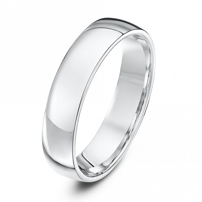Palladium 500 Light Court 5mm Wedding Ring