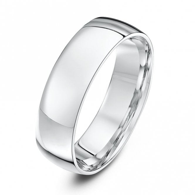 Palladium 500 Light Court 6mm Wedding Ring