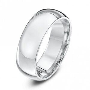 Palladium 950 Heavy Court 7mm Wedding Ring