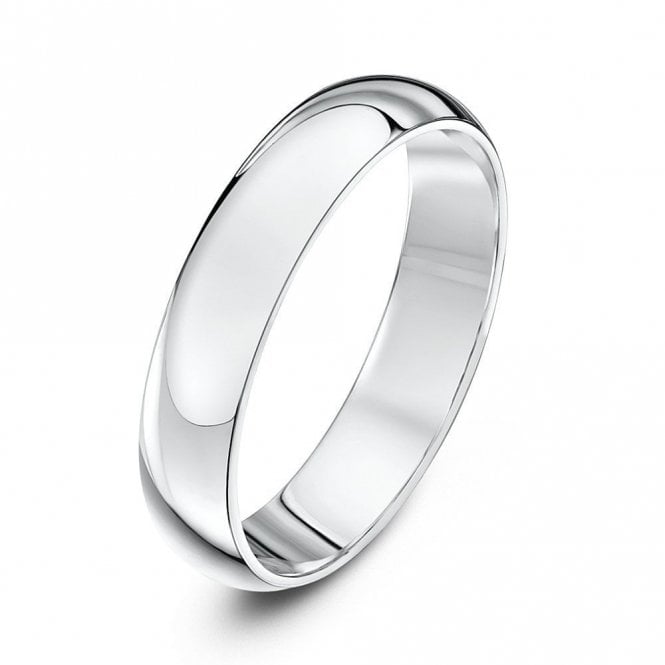 Palladium 950 Heavy D 4mm Wedding Ring