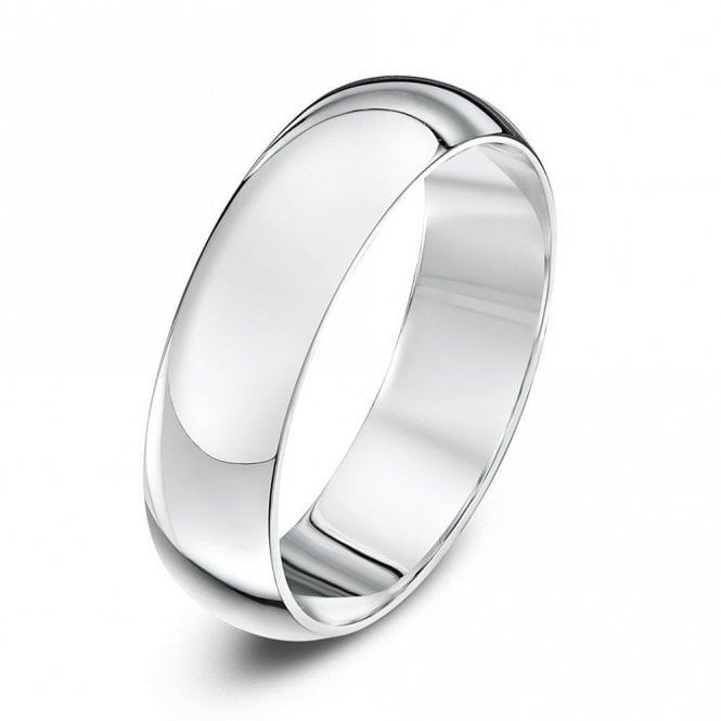 Palladium 950 Heavy D 5mm Wedding Ring