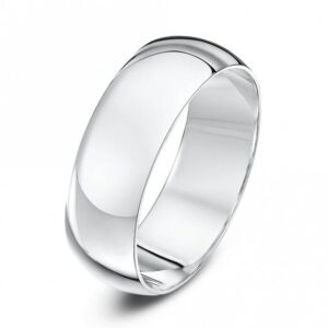 Palladium 950 Heavy D 7mm Wedding Ring
