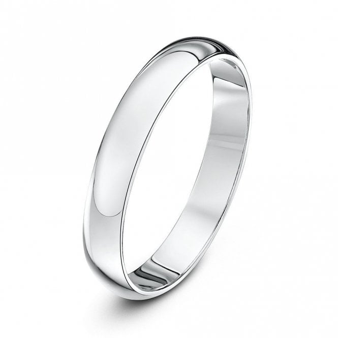 Platinum Heavy D 3mm Wedding Ring