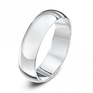 Platinum Heavy D 5mm Wedding Ring